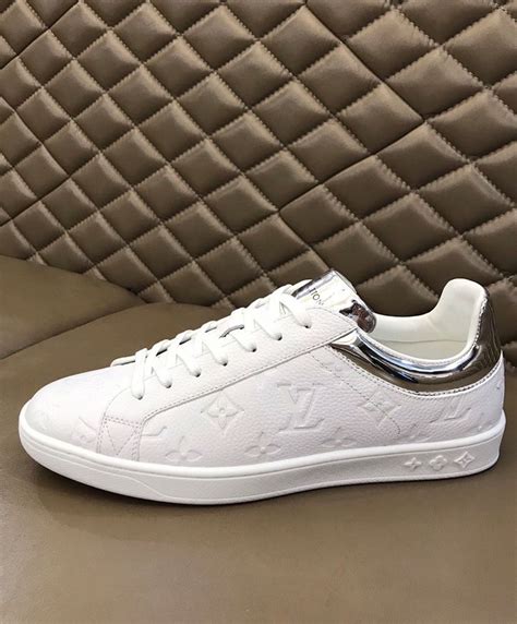 lv luxembourg sneaker white|louis vuitton white sneakers.